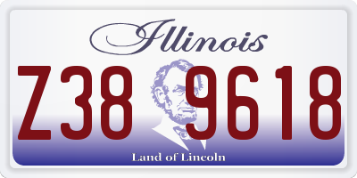 IL license plate Z389618
