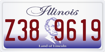 IL license plate Z389619