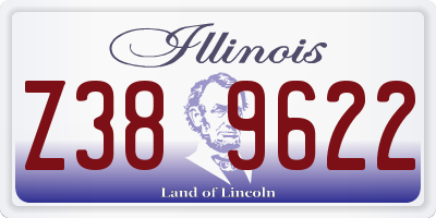 IL license plate Z389622
