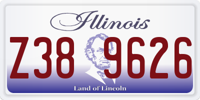 IL license plate Z389626