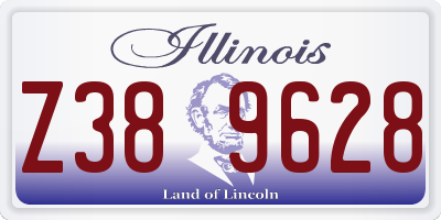 IL license plate Z389628