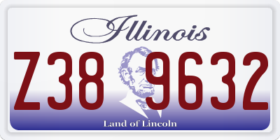 IL license plate Z389632
