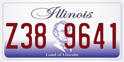 IL license plate Z389641