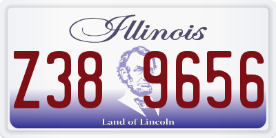 IL license plate Z389656