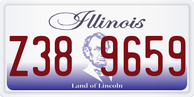 IL license plate Z389659