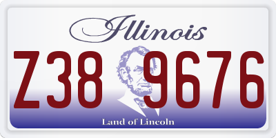 IL license plate Z389676