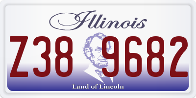 IL license plate Z389682