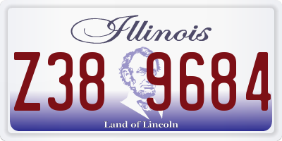 IL license plate Z389684