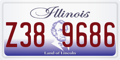 IL license plate Z389686