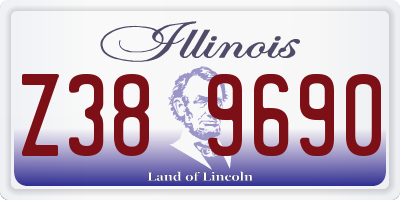 IL license plate Z389690