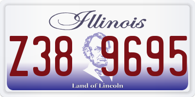 IL license plate Z389695