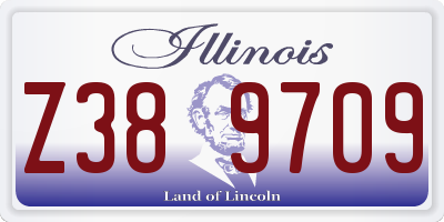 IL license plate Z389709