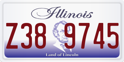IL license plate Z389745
