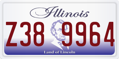 IL license plate Z389964