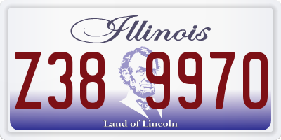 IL license plate Z389970