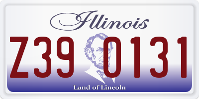IL license plate Z390131