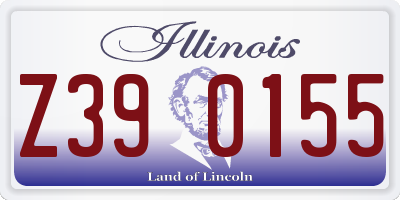 IL license plate Z390155