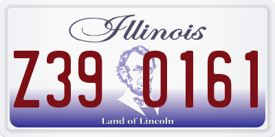IL license plate Z390161