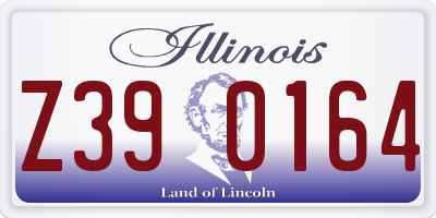 IL license plate Z390164