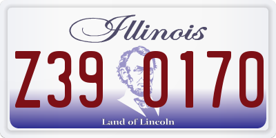 IL license plate Z390170