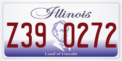 IL license plate Z390272