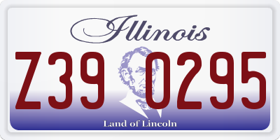 IL license plate Z390295
