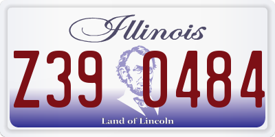 IL license plate Z390484