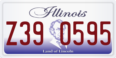 IL license plate Z390595