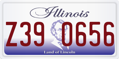 IL license plate Z390656