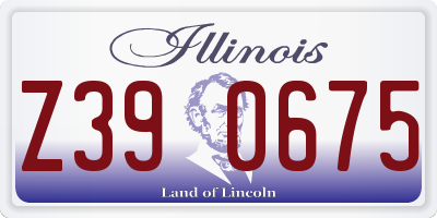 IL license plate Z390675