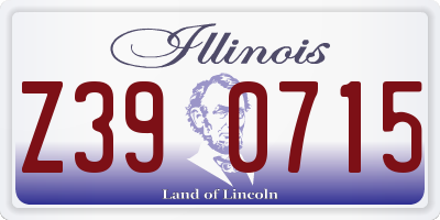 IL license plate Z390715