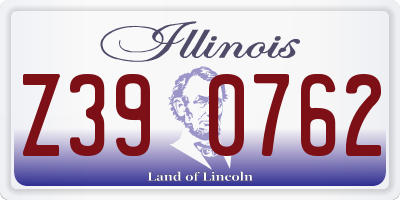 IL license plate Z390762