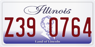 IL license plate Z390764