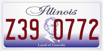 IL license plate Z390772