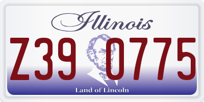 IL license plate Z390775