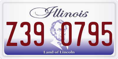 IL license plate Z390795