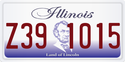 IL license plate Z391015