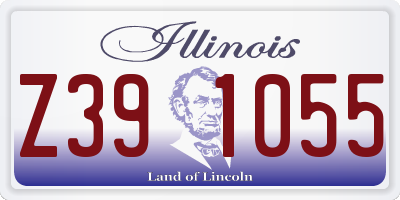 IL license plate Z391055