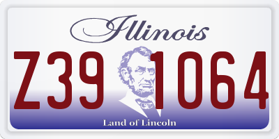 IL license plate Z391064