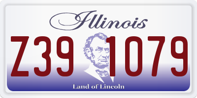 IL license plate Z391079