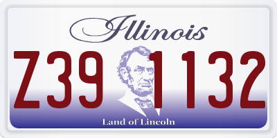 IL license plate Z391132