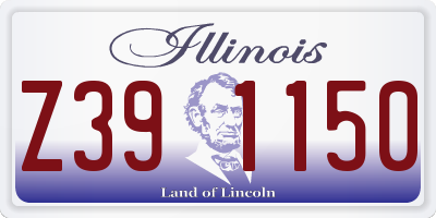 IL license plate Z391150