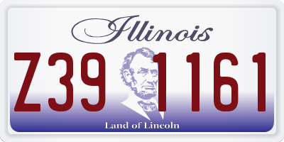 IL license plate Z391161