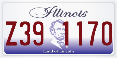 IL license plate Z391170