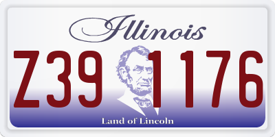 IL license plate Z391176