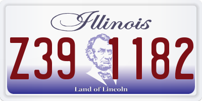 IL license plate Z391182