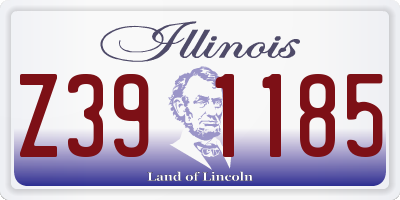IL license plate Z391185