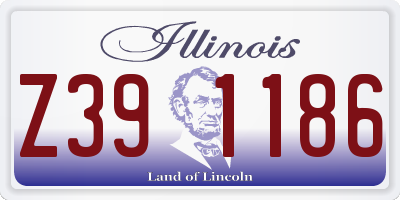 IL license plate Z391186