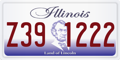 IL license plate Z391222