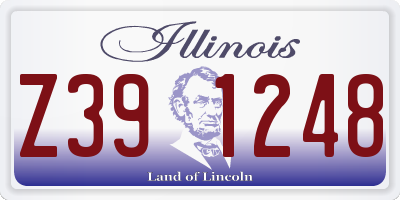IL license plate Z391248